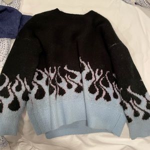 Superdown flame sweater